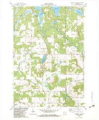 Poquettes Lake 1982 topographic map thumbnail