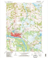Portage 1984 topographic map thumbnail
