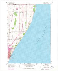 Port Washington East 1958 topographic map thumbnail