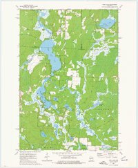Post Lake 1973 topographic map preview