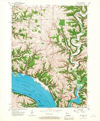 Potosi 1957 topographic map thumbnail