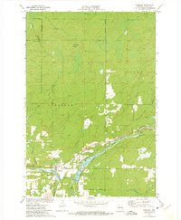 Radisson 1972 topographic map thumbnail
