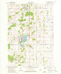 Random Lake 1974 topographic map thumbnail