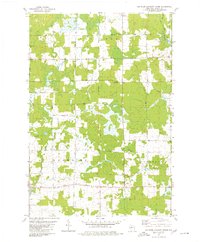 Rib River Lookout Tower 1979 topographic map thumbnail