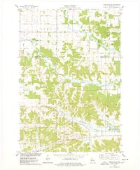 Ridgeland NE 1975 topographic map thumbnail