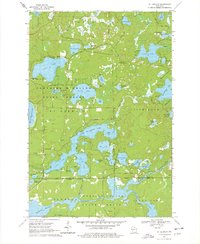 St. Germain 1970 topographic map thumbnail