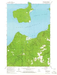 Sand Island 1964 topographic map thumbnail