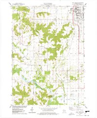 Sauk Prairie 1975 topographic map thumbnail