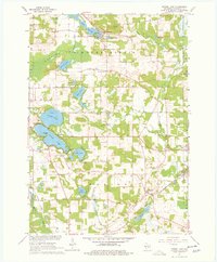 Spring Lake 1961 topographic map thumbnail