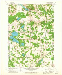 Spring Lake 1961 topographic map thumbnail
