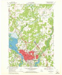 Stevens Point 1970 topographic map thumbnail