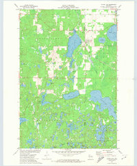 Stone Lake 1971 topographic map thumbnail