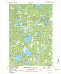 Stormy Lake 1982 topographic map thumbnail
