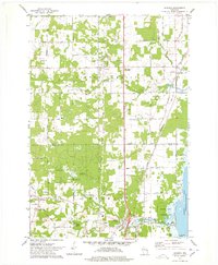 Suamico 1974 topographic map thumbnail
