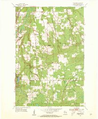 Sunnyside 1954 topographic map thumbnail