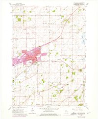 Sun Prairie 1962 topographic map thumbnail
