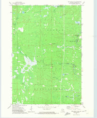 Twelvefoot Falls 1972 topographic map thumbnail
