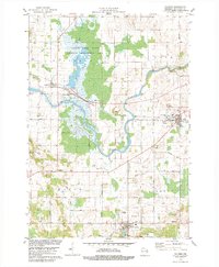 Valders 1978 topographic map thumbnail