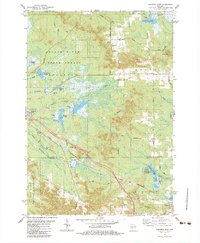 Warrens West 1983 topographic map thumbnail