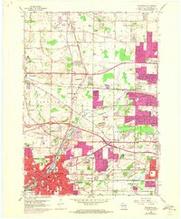 Waukesha 1959 topographic map thumbnail