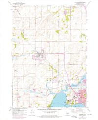 Waunakee 1959 topographic map thumbnail