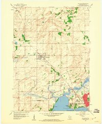 Waunakee 1959 topographic map thumbnail
