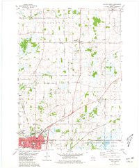 Waupun North 1980 topographic map thumbnail