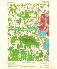 Wausau West 1963 topographic map thumbnail