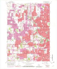 Wauwatosa 1958 topographic map thumbnail