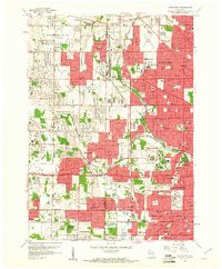 Wauwatosa 1958 topographic map thumbnail