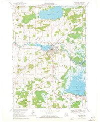Weyauwega 1969 topographic map thumbnail