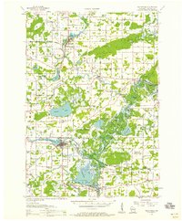 Weyauwega 1956 topographic map thumbnail
