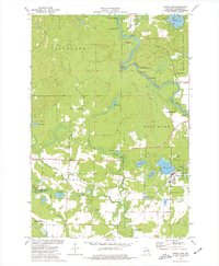 White Lake 1973 topographic map thumbnail