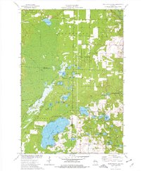 White Potato Lake 1973 topographic map thumbnail