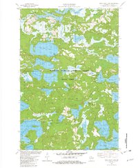 White Sand Lake 1981 topographic map thumbnail