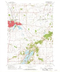 Whitewater 1960 topographic map thumbnail