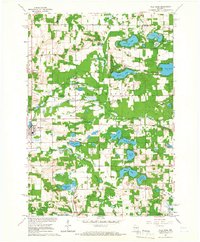 Wild Rose 1961 topographic map thumbnail