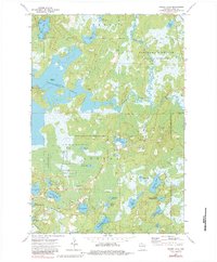 Wilson Lake 1973 topographic map thumbnail