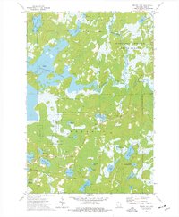 Wilson Lake 1973 topographic map thumbnail