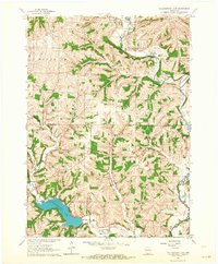 Yellowstone Lake 1962 topographic map thumbnail