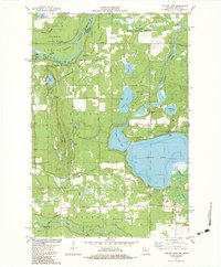 Yellow Lake 1982 topographic map thumbnail