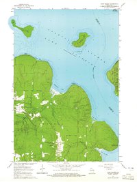 York Island 1964 topographic map thumbnail