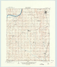 Agra 1908 topographic map thumbnail