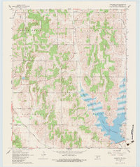 Anadarko NW 1968 topographic map thumbnail