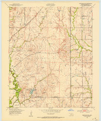 Arbuckle Hill 1949 topographic map thumbnail