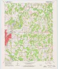 Ardmore East 1964 topographic map thumbnail
