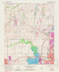 Bethany 1966 topographic map preview