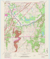 Catoosa 1963 topographic map thumbnail