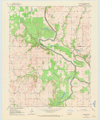 Catoosa SE 1963 topographic map thumbnail