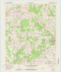 Centrahoma 1957 topographic map thumbnail